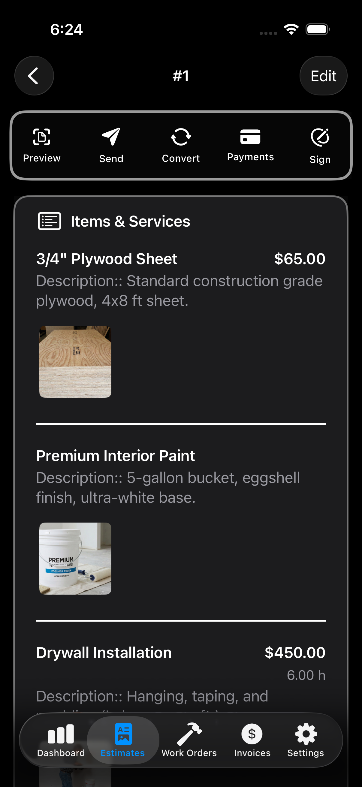 Document creation flow